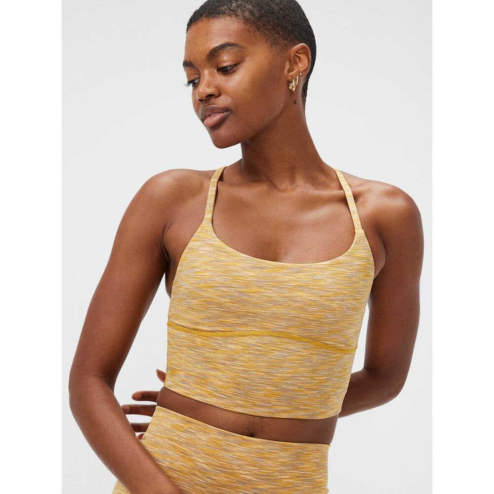 Outdoor Voices Flow Crop Top Sports Bra XS in Sunset